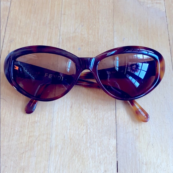 Fendi Accessories - Authentic Vintage Fendi Dark Amber Sunglasses